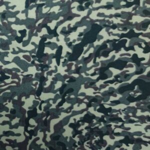 Reversible cotton fleece in plain color felpa Camouflage print