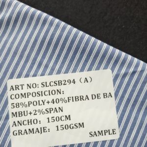 Shirting fabrics Cotton poplin Gingham check fabric Ambassador Oxford Linen Bambu Mil stripes