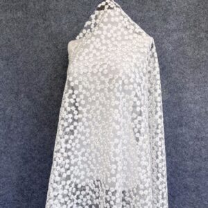 Daisy Colored Lace Wedding Dress Lolita Clothing Accessories Gold Thread Milk Silk Diamond Net