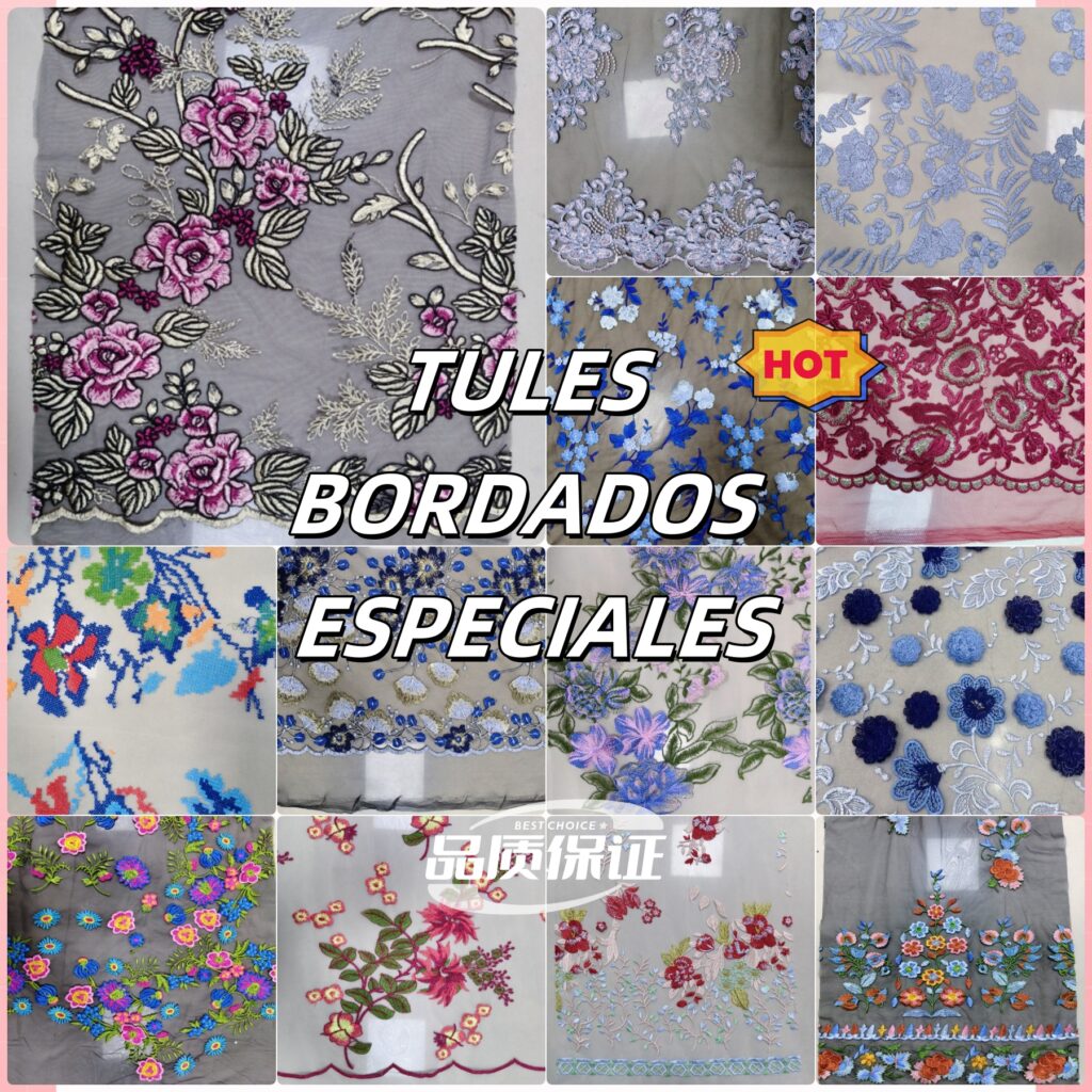 30 Trendy Embroidered Mesh Fabrics