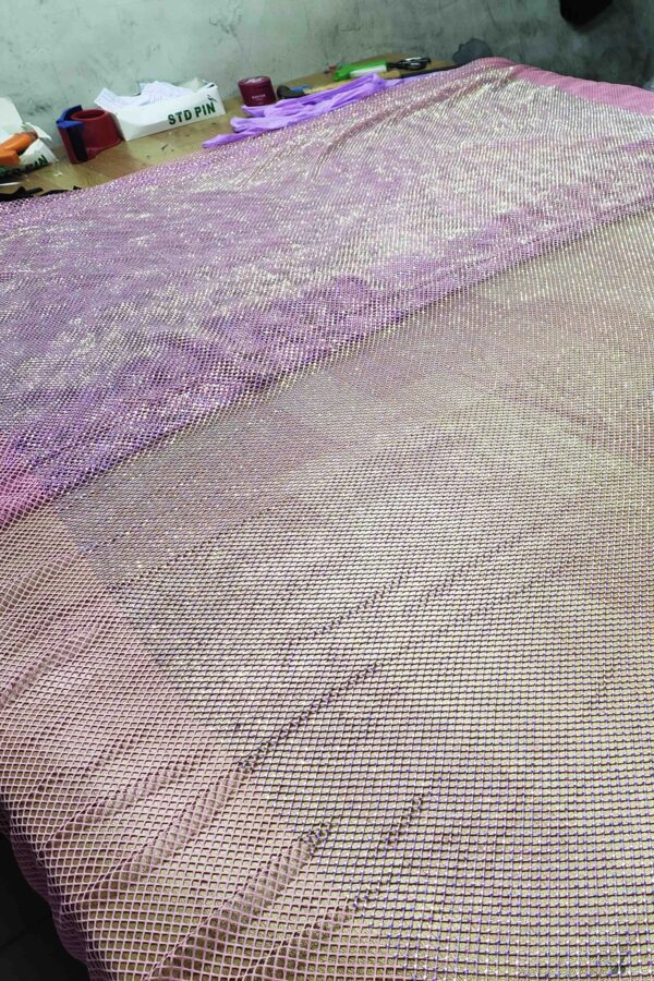 Rhinestone Mesh Fabrics