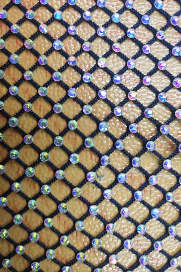 Rhinestone Mesh Fabrics