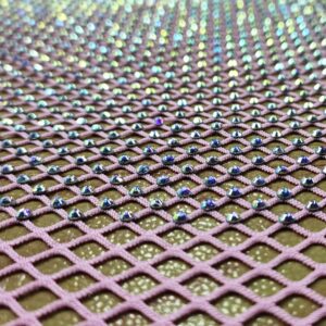 Rhinestone Mesh Fabrics