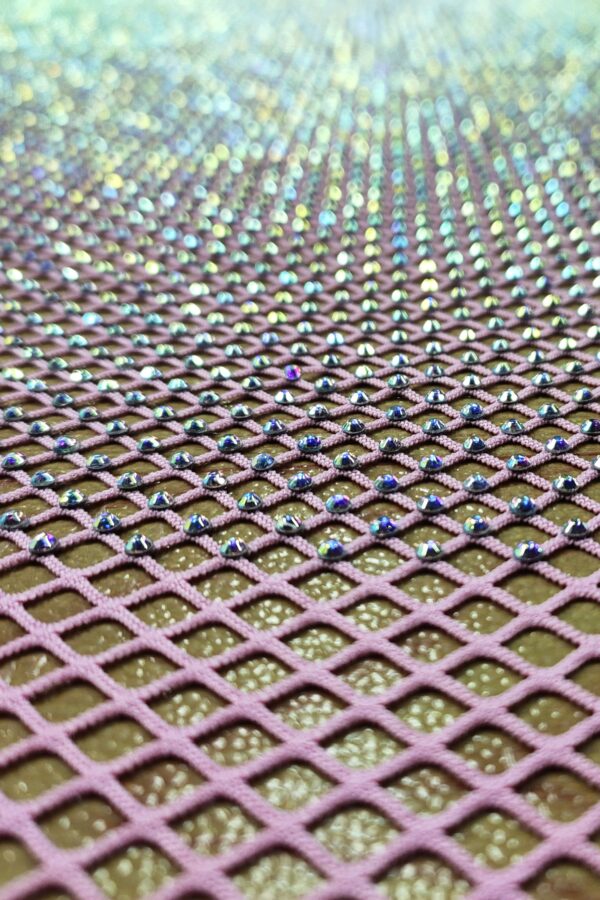 Rhinestone Mesh Fabrics