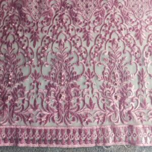 Colorful Embroidered Lace
