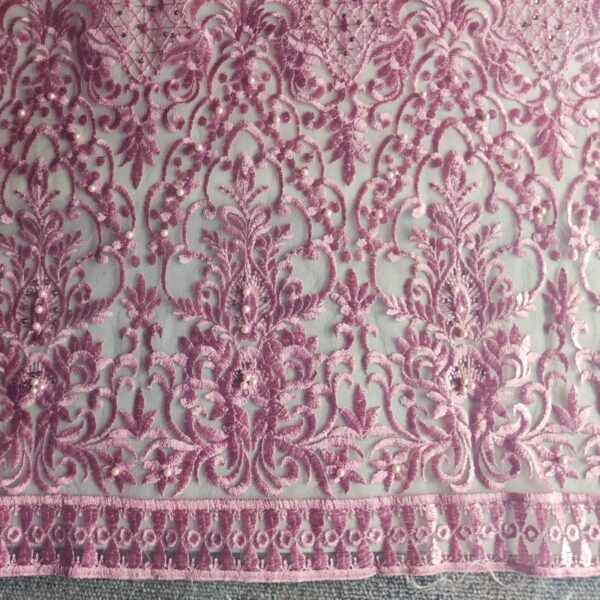 Colorful Embroidered Lace