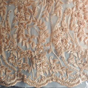Floral Embroidered Fabric