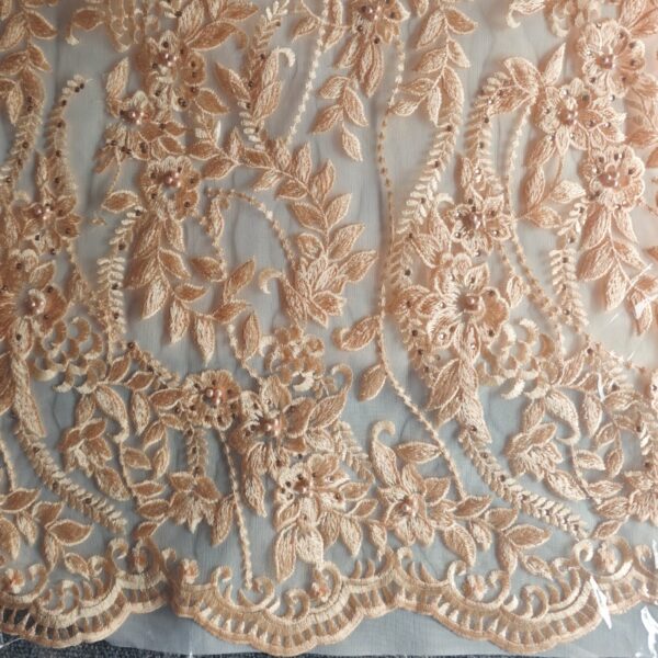 Floral Embroidered Fabric