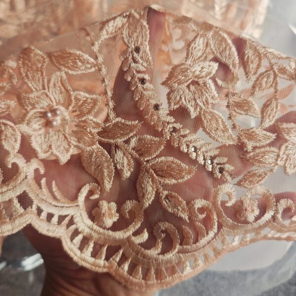 Floral Embroidered Fabric