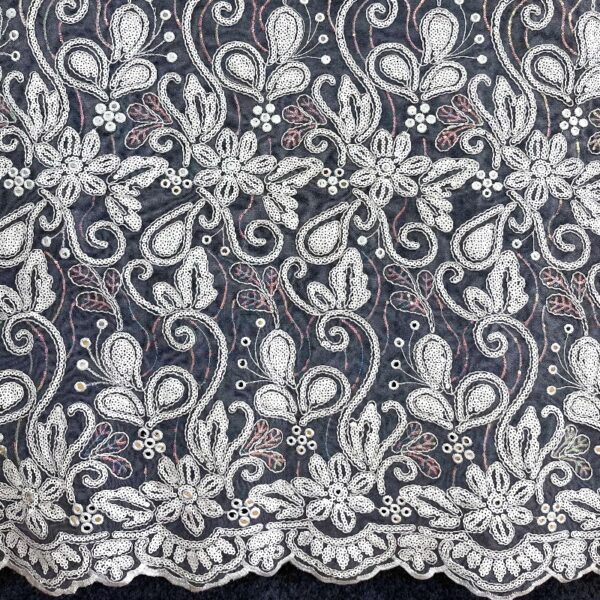 Floral Sequin Fabric
