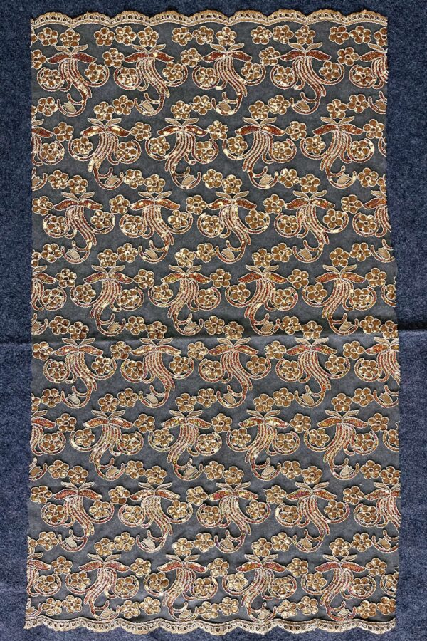 Gold Sequin Lace Fabric