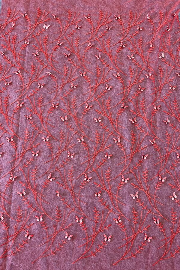 3D Butterfly Lace Fabric