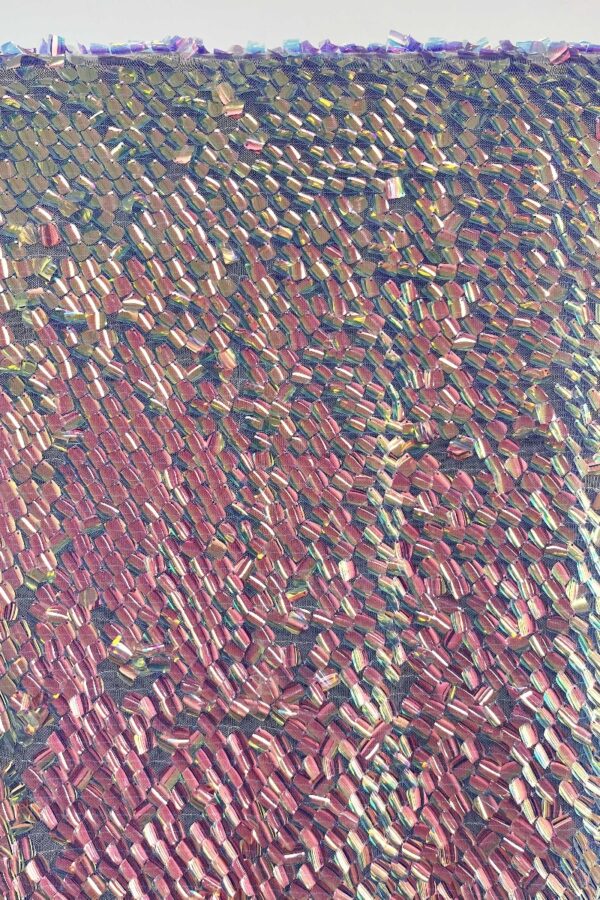 Iridescent sequin fabric