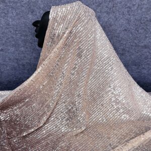 Line sequin fabric