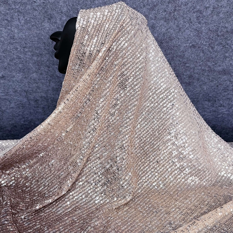 Line sequin fabric