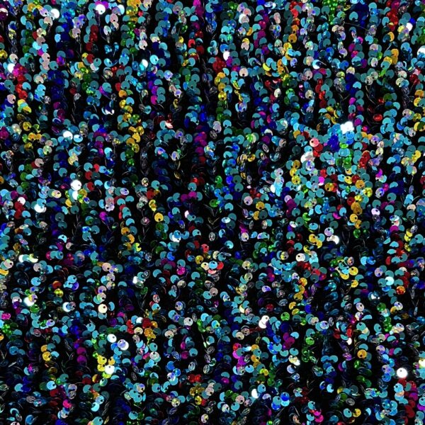 Velvet Iridescent Sequins