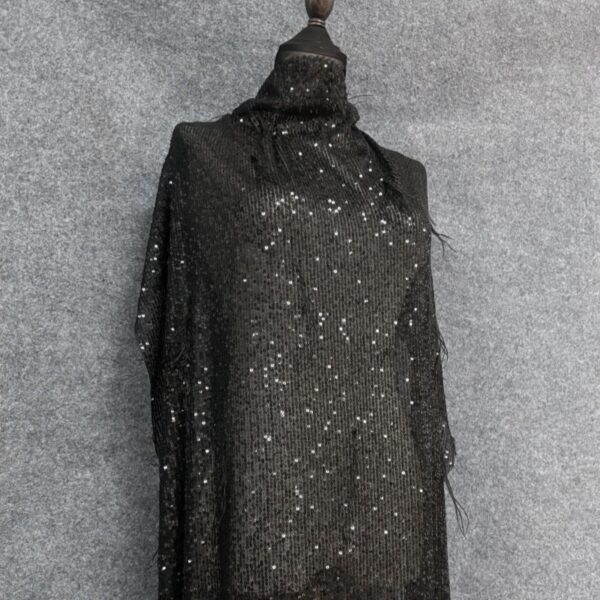 star sequin fringe fashion fabric