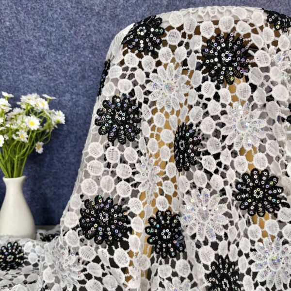 Guipure Lace Fabric | Premium Water-Soluble Lace for Couture & Bridal