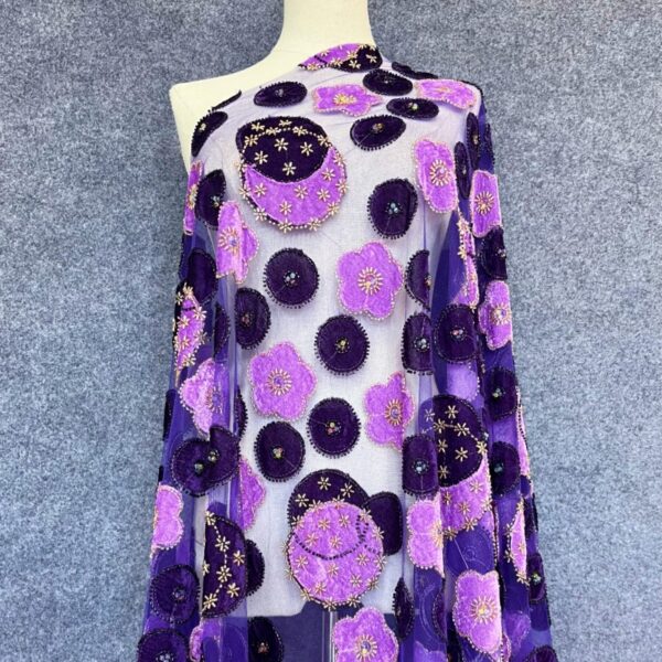 Luxury Celestial Mesh Fabric Manufacturer